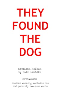 the cover of they found the dog